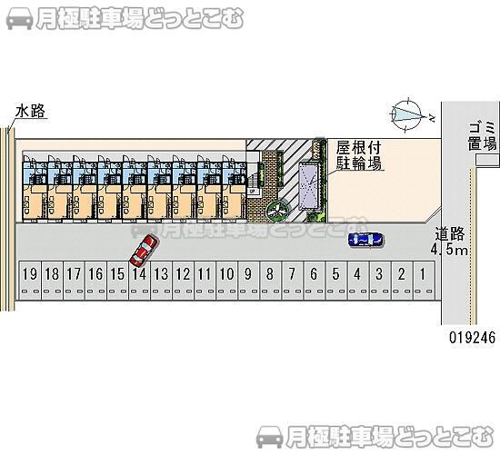 伊達市岡前39の月極駐車場2