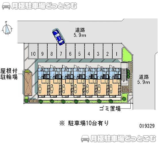 茂原市八千代1－15－15の月極駐車場2