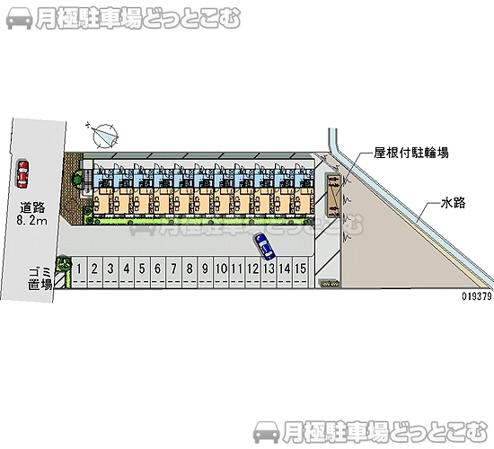 銚子市明神町2－210－2の月極駐車場2