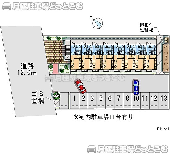 福知山市土師新町3－23の月極駐車場1