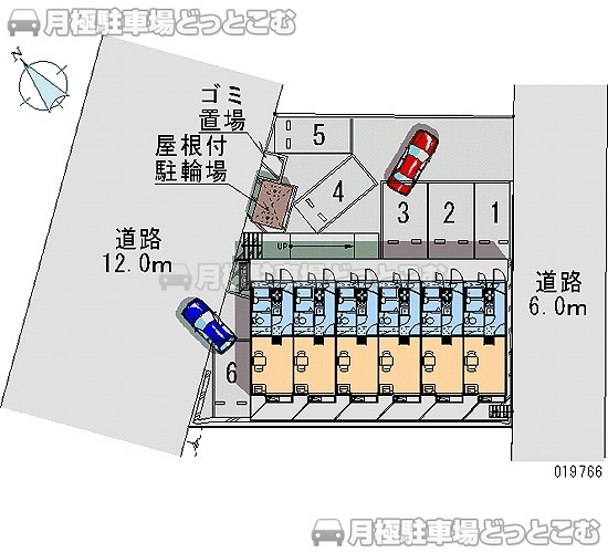 仙台市青葉区中山吉成2－18－25の月極駐車場1