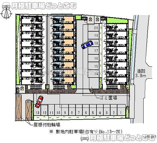 松原市東新町1－94の月極駐車場1