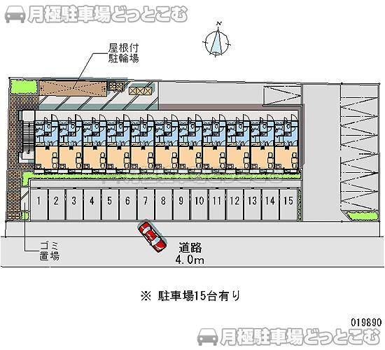 富里市七栄896－23の月極駐車場2