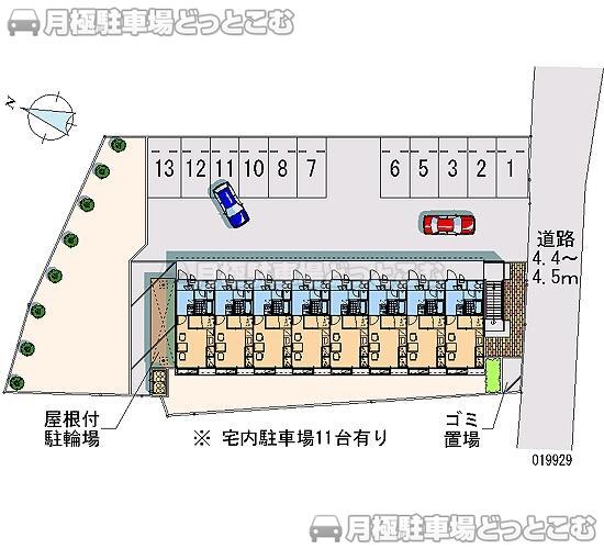 高松市牟礼町大町1398の月極駐車場2