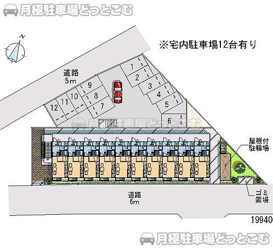 柏市みどり台2－19－3の月極駐車場1