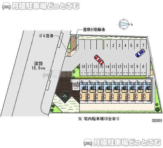 出雲市今市町941－28の月極駐車場2