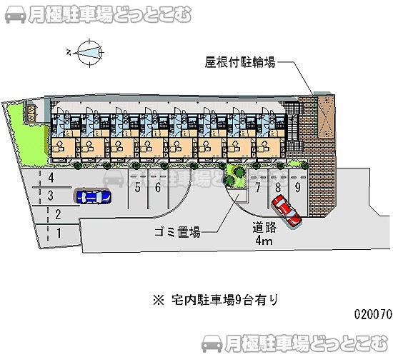 相模原市緑区原宿5－21－15の月極駐車場1