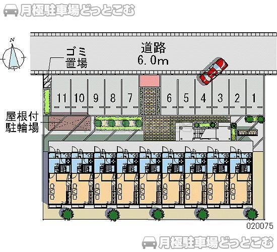 前橋市天川町9－19の月極駐車場2