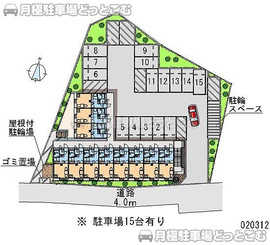 成田市並木町47－5の月極駐車場2