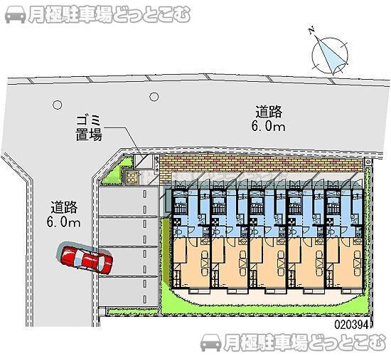 大津市本堅田4－28－17の月極駐車場2