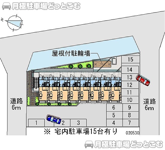 茅野市ちの葛井236－1の月極駐車場1