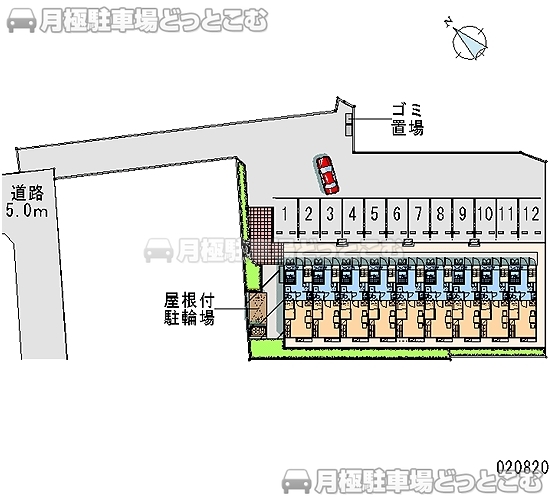 富士市水戸島358－15の月極駐車場2