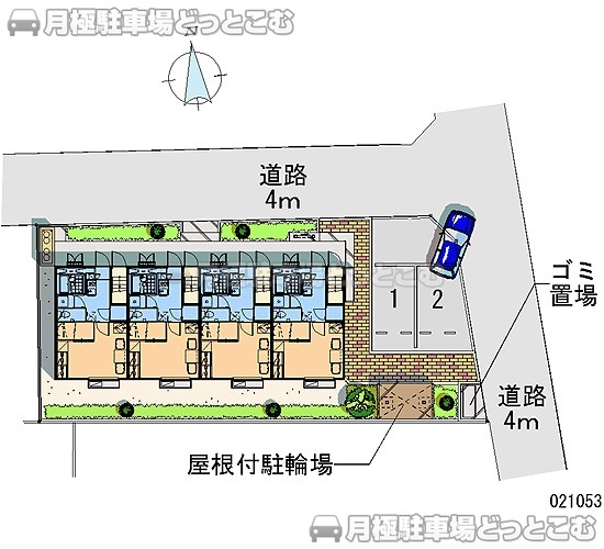習志野市東習志野4－10－17の月極駐車場1