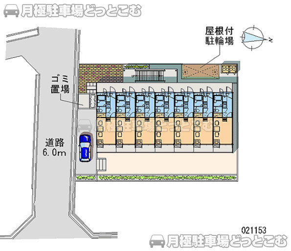 尼崎市南武庫之荘8－1－7の月極駐車場1