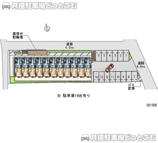 銚子市笠上町6948の月極駐車場2