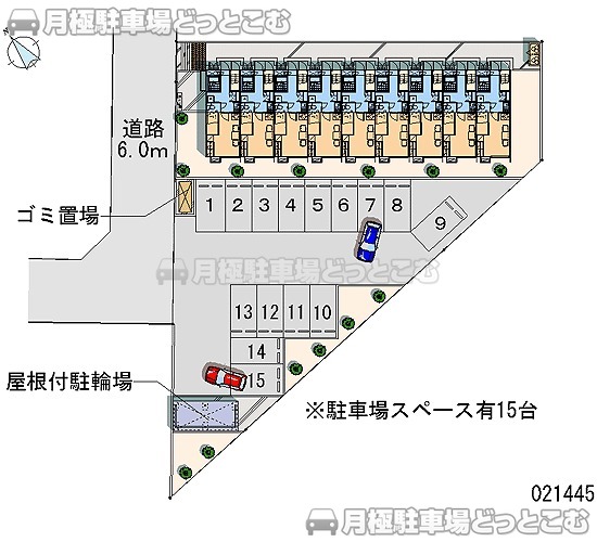 弘前市若葉2－7－24の月極駐車場2
