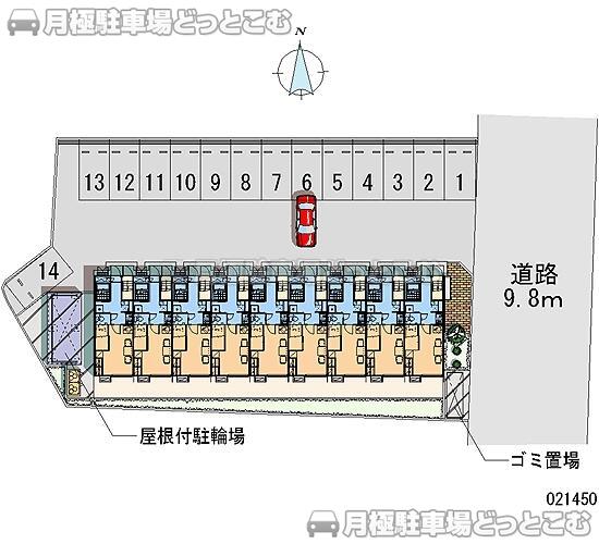 富山市大島2－191の月極駐車場2