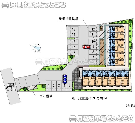 日高市原宿249－13の月極駐車場2