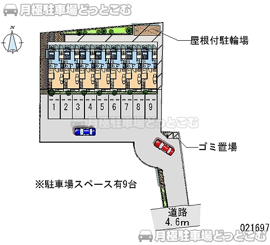 犬山市犬山北古券2－25の月極駐車場2