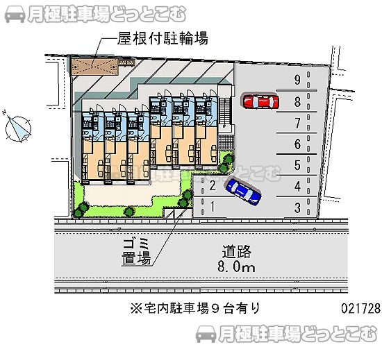 彦根市正法寺町470－41の月極駐車場2
