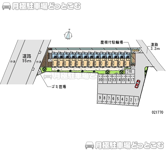 茂原市早野中嶋台2984－1の月極駐車場2