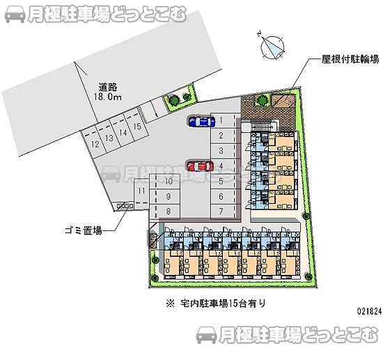 富士市蓼原767－9の月極駐車場2