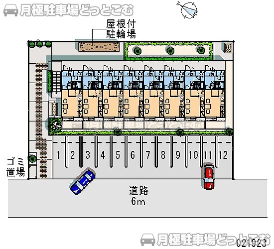 湖西市吉美3691の月極駐車場2