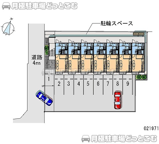 平塚市広川310－4の月極駐車場1
