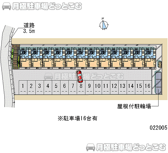 大分市三佐776－1の月極駐車場1
