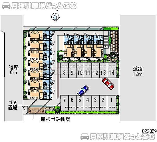 藤枝市青木2－22－17の月極駐車場2