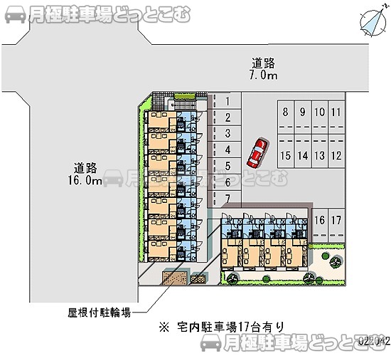 静岡市清水区蒲原東29－1の月極駐車場2