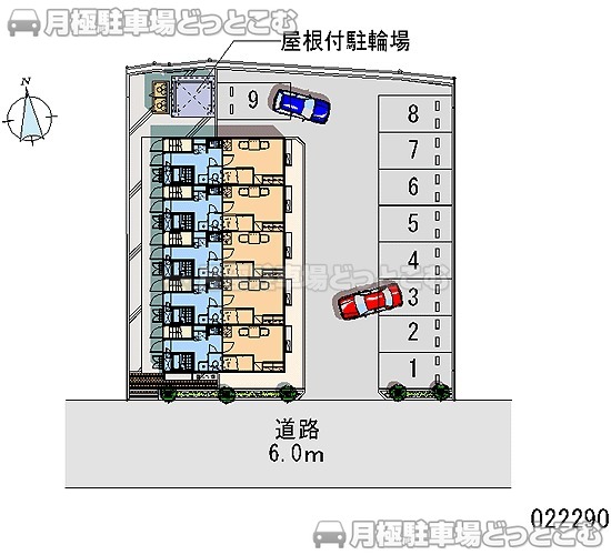 黒川郡大和町まいの1－3－3の月極駐車場1