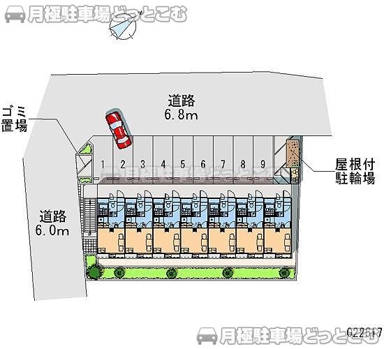 北足立郡伊奈町寿4－96の月極駐車場2