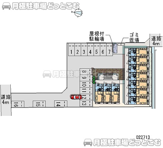 沼津市足高322－195の月極駐車場1