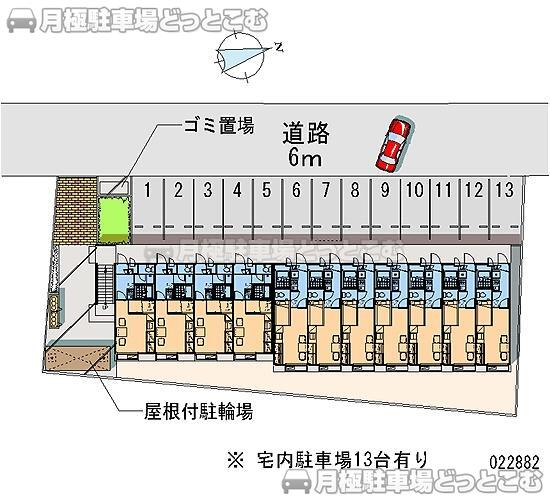高松市木太町2324－1の月極駐車場1