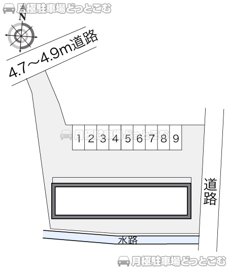 八代市本町2－6－22の月極駐車場3