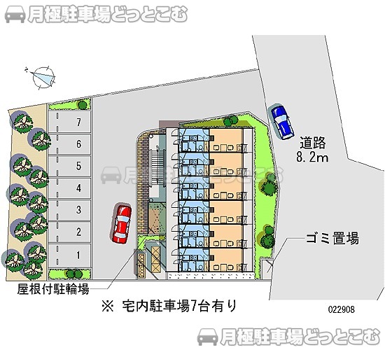 千葉市中央区宮崎1－18－27の月極駐車場2