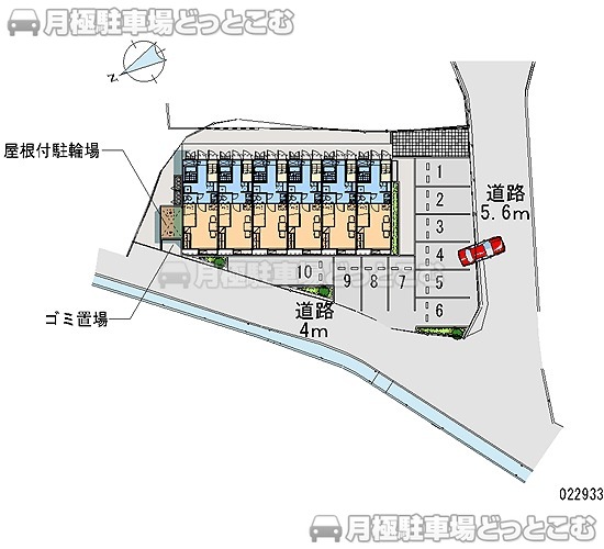 加東市上滝野425－1の月極駐車場2
