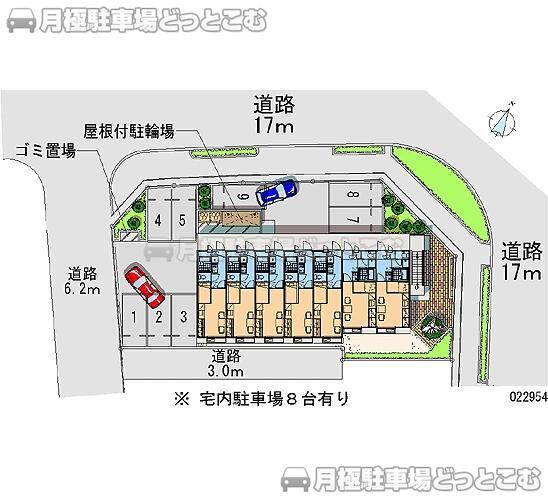 つくばみらい市小絹744－1の月極駐車場2
