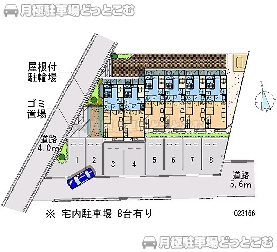 鳥取市吉成108－7の月極駐車場2