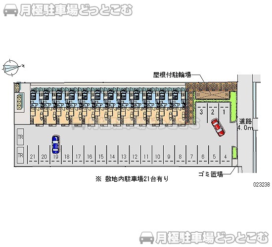 有田市宮崎町215の月極駐車場1