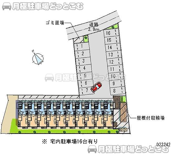 印西市小林1831－10の月極駐車場2