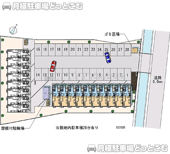 青森市八重田3－19－28の月極駐車場2