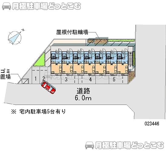 静岡市清水区三保4131の月極駐車場2