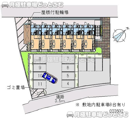 彦根市岡町147－3の月極駐車場2