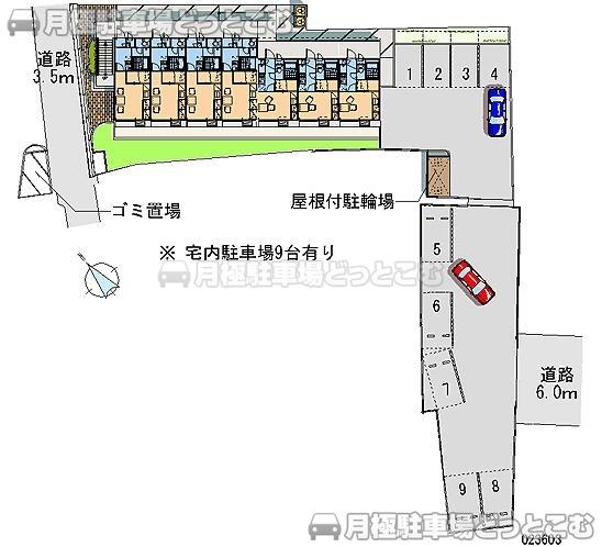 彦根市岡町135－1の月極駐車場2