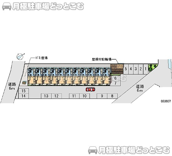 富士市森下66－1の月極駐車場1