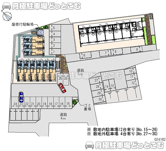 郡山市富久山町久保田大原130の月極駐車場1