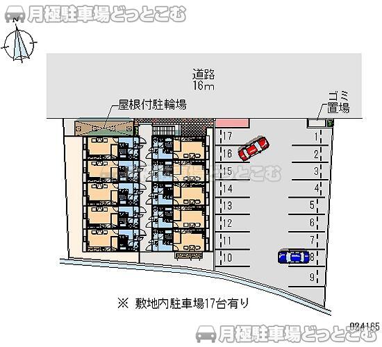 高松市鶴市町594－4の月極駐車場1