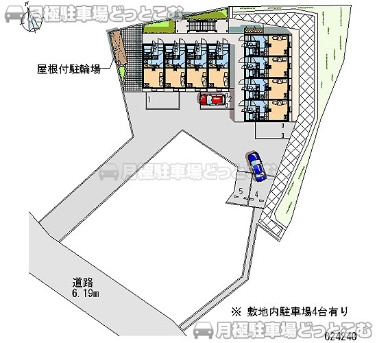 横浜市港南区日野中央1－16－3の月極駐車場2